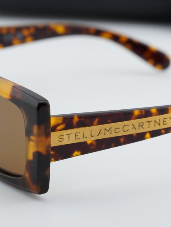 Stella McCartney SC40065I 53E Rectangle Sunglasses - Havana / Brown main image 10